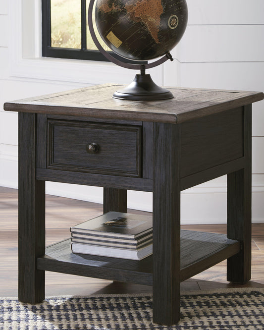 Mesa auxiliar rectangular Tyler Creek