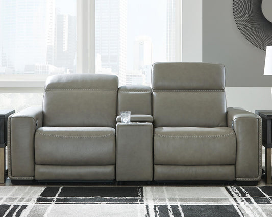 Loveseat seccional reclinable eléctrico de 3 piezas Correze