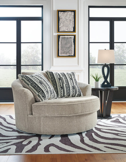 Silla giratoria decorativa de gran tamaño Calnita