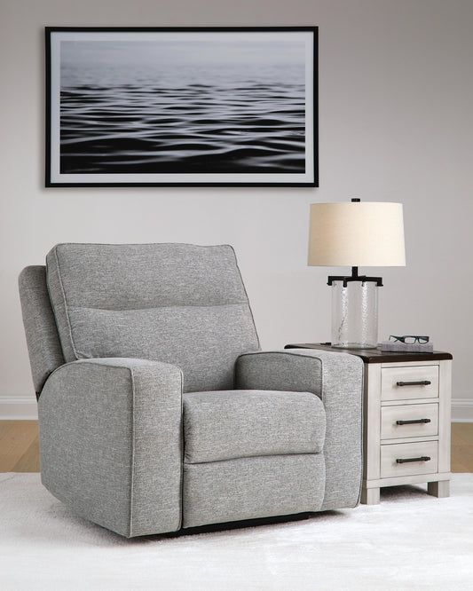 Sillón reclinable eléctrico Biscoe/reposacabezas ajustable