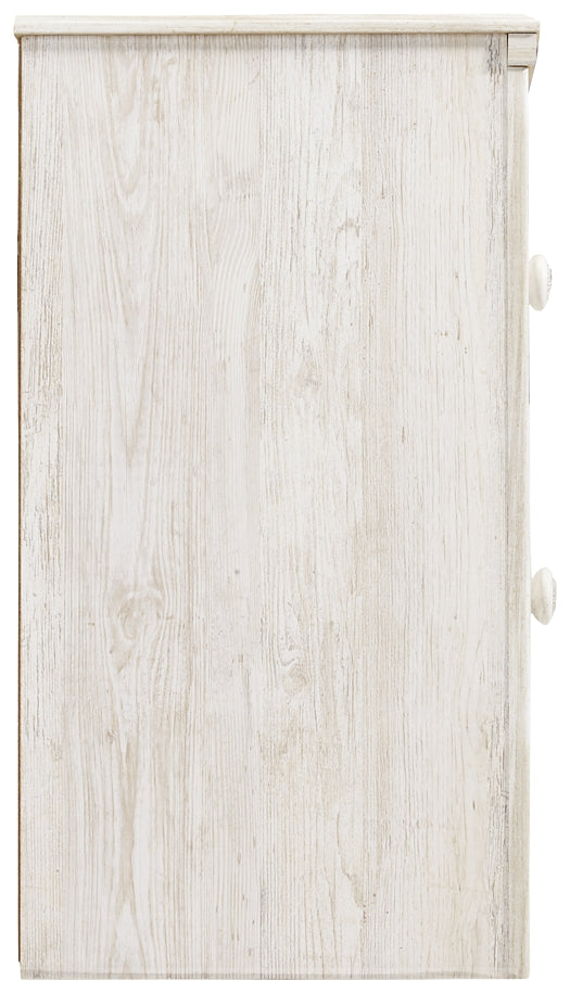 Mesilla de noche con dos cajones Paxberry