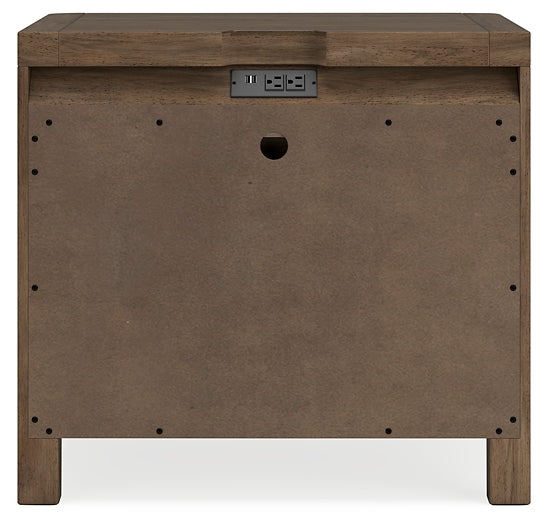 Mesilla de noche de dos cajones Cabalynn