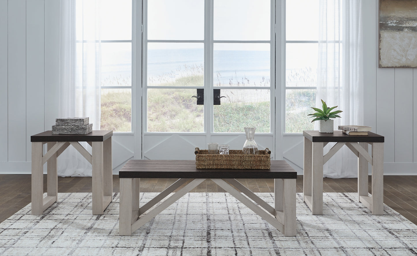 Juego de mesa auxiliar Dorrinson (3 piezas)