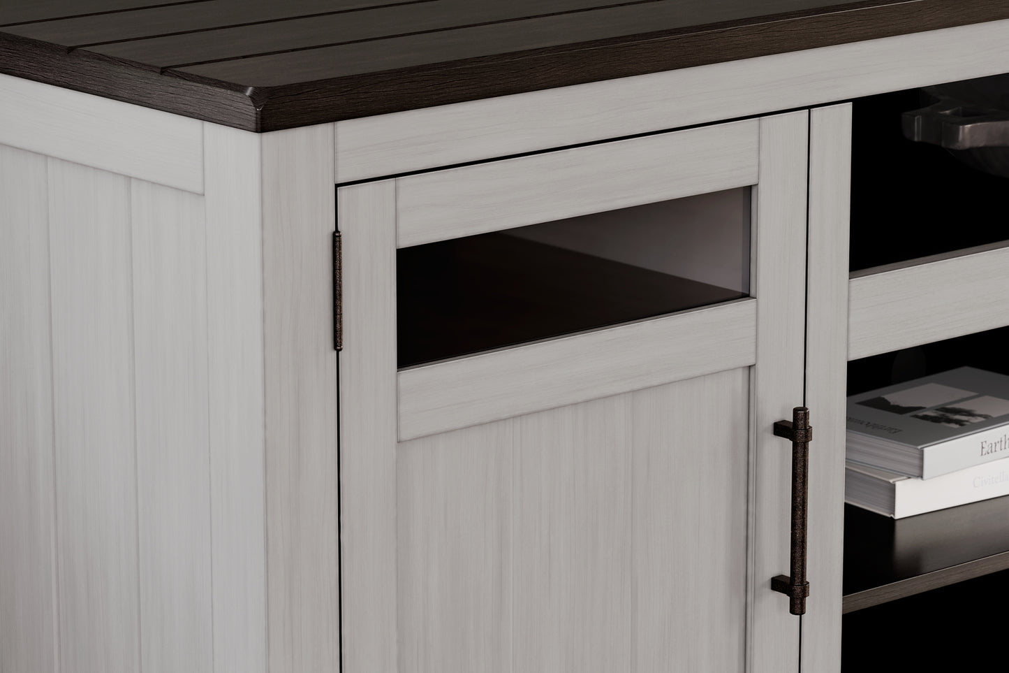 Mueble de TV Darborn XL con opción de chimenea