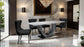 Portanova - Chair, Silver/Black (2/CTN)