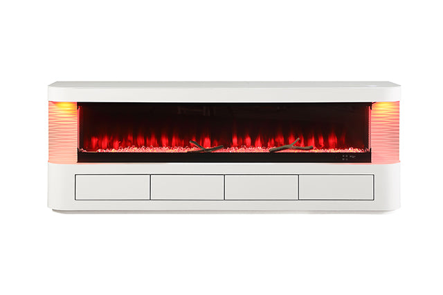 Luken - 71" TV Stand w/ Electric Fire Place