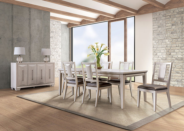 Hinwitz - 7 Pc Dining Table Set
