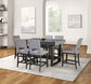 Potton - 7 Pc Counter Ht Table Set
