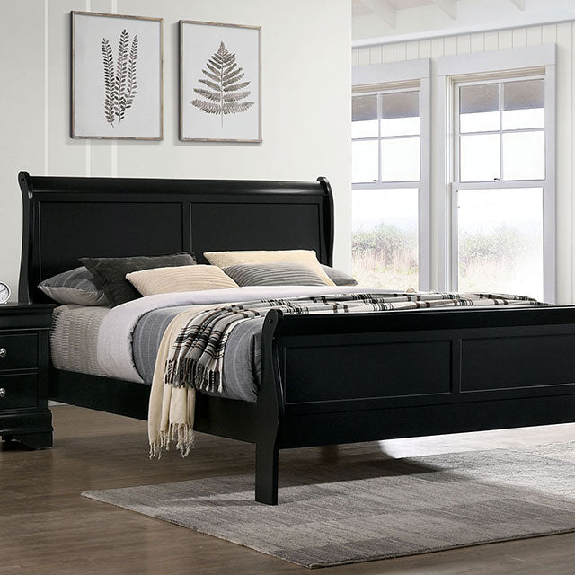 Louis Philippe - 4 Pc Queen Bedroom Set