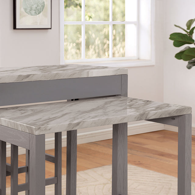 Whitehall - 5 Pc Counter Ht Table Set