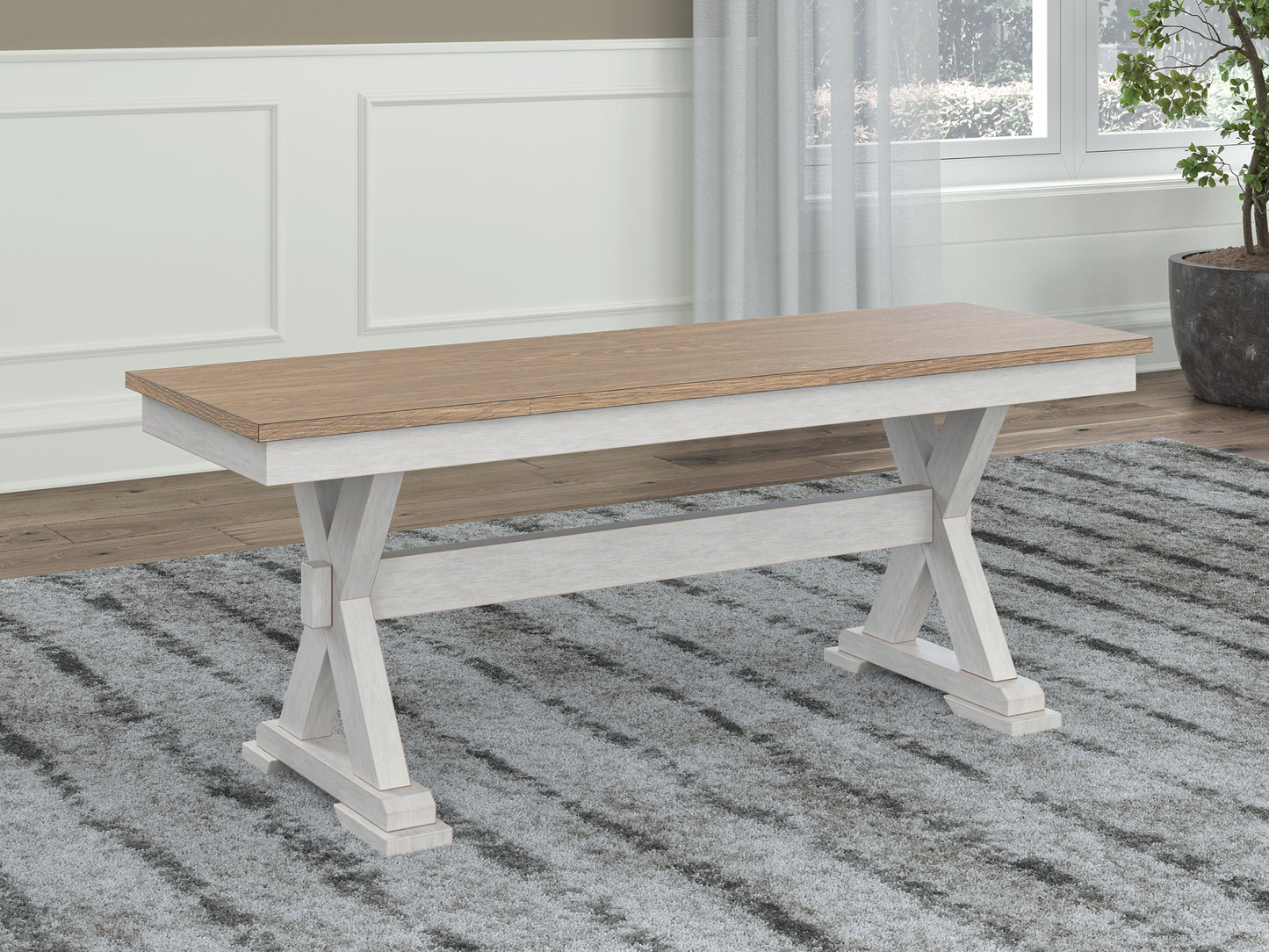 Purlaney Large Dining Room Bench
