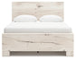 Lawroy Queen Panel Bed with Mirrored Dresser