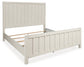 Shaybrock Queen Panel Bed with Mirrored Dresser