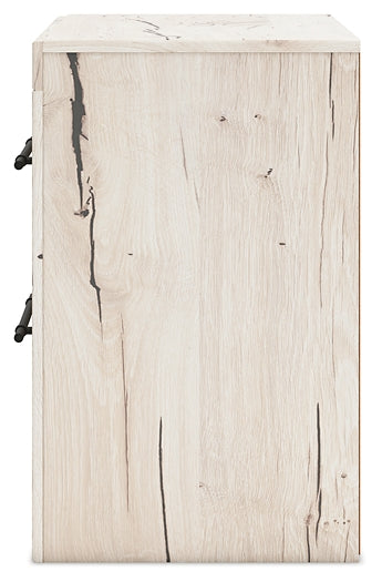 Lawroy Queen Panel Headboard with Mirrored Dresser and Nightstand