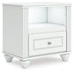 Kozlani One Drawer Night Stand