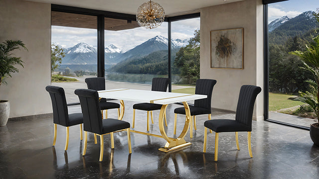 Holbaek - 7 Pc 80" Dining Table Set
