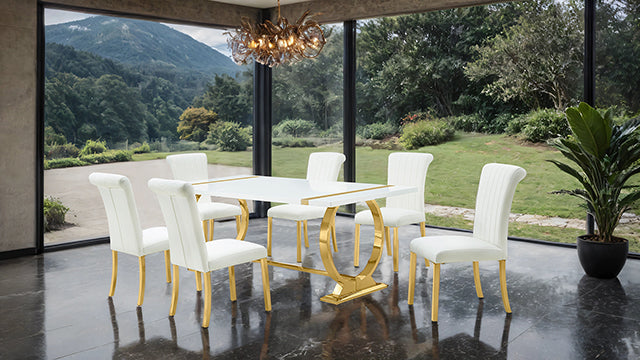 Holbaek - 7 Pc 80" Dining Table Set