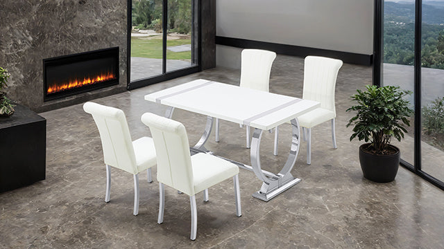 Holstebro - 5 Pc 60" Dining Table Set