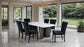 Selsey - Dining Table, White Stone Top