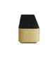 Leknes - TV Stand Black w/ Gold Frame