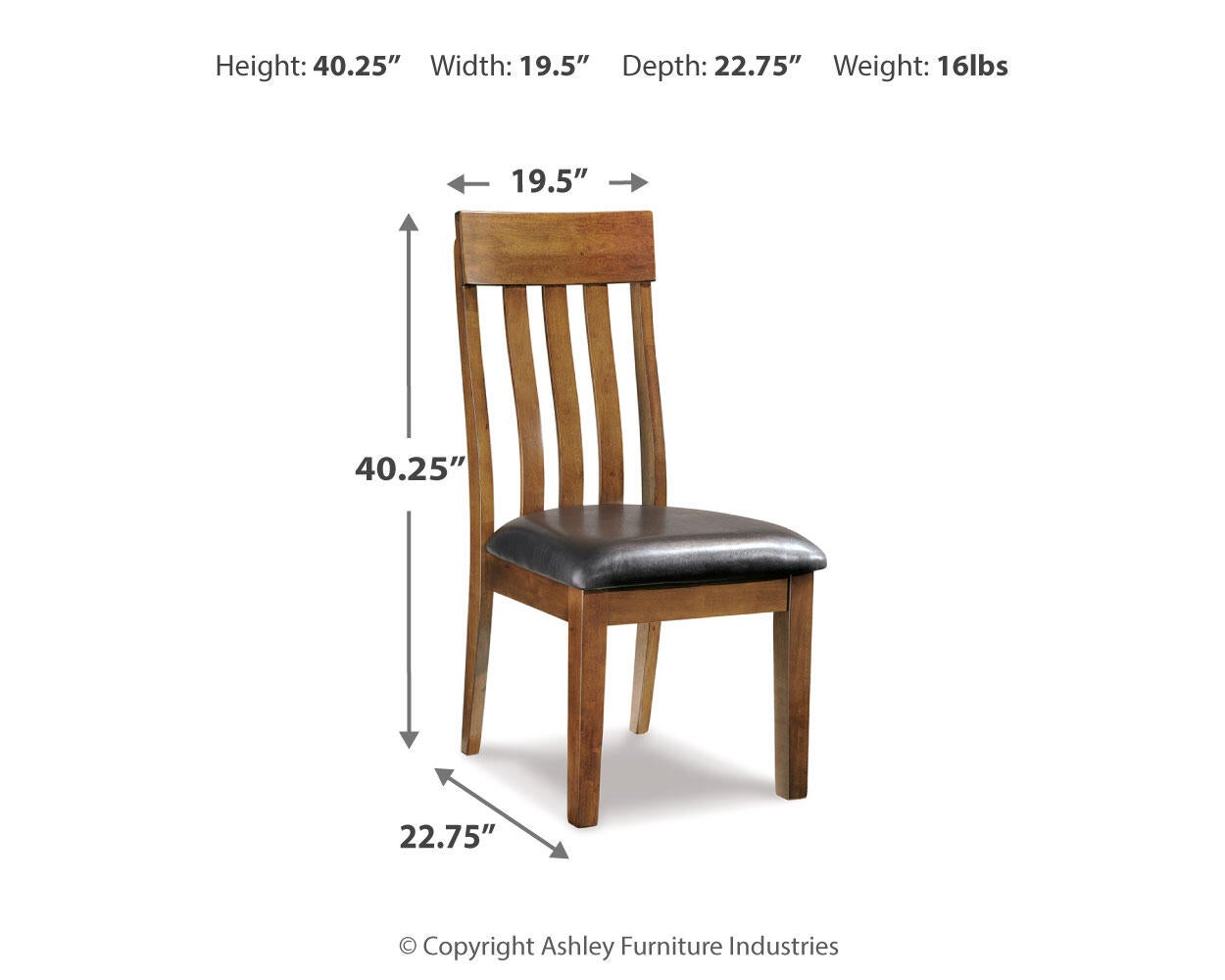 Silla auxiliar UPH de comedor Ralene (2 unidades)