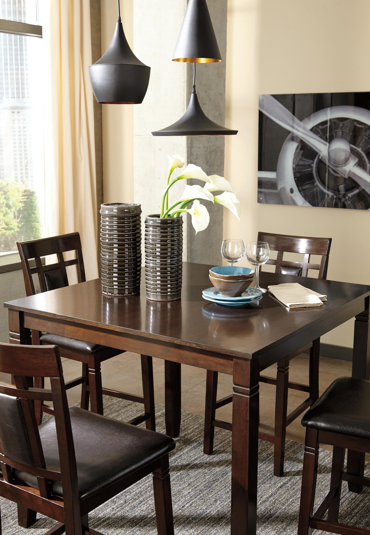Juego de mesa de mostrador Bennox DRM (5/CN)