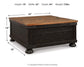 Mesa de cóctel elevable Valebeck