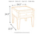 Mesa auxiliar rectangular Todoe