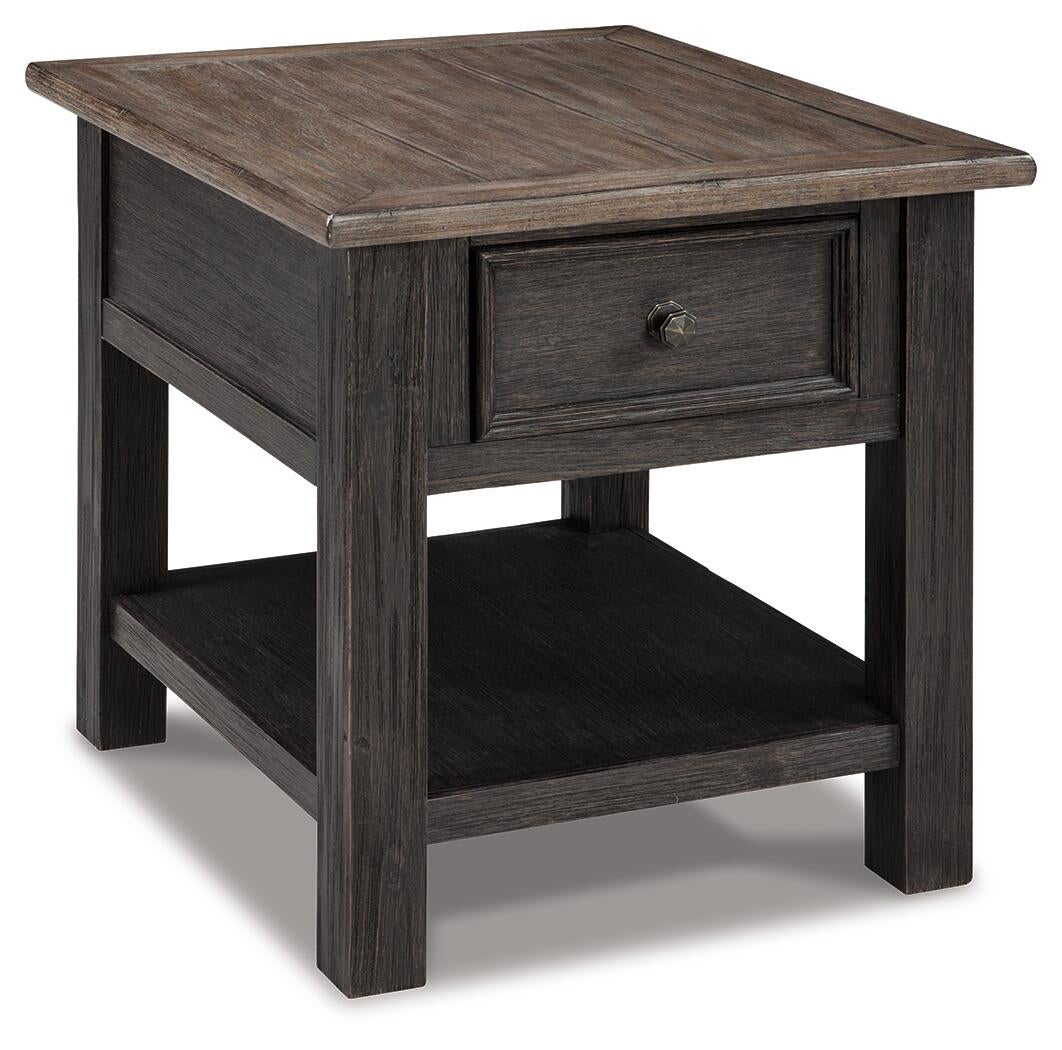 Mesa auxiliar rectangular Tyler Creek
