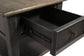 Mesa auxiliar rectangular Tyler Creek