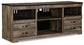 Mueble de TV LG Trinell con opción de chimenea