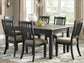 Mesa de comedor rectangular Tyler Creek
