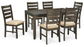 Juego de mesa de comedor Rokane (7 piezas)