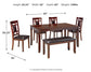 Juego de mesa de comedor Bennox (6 piezas)
