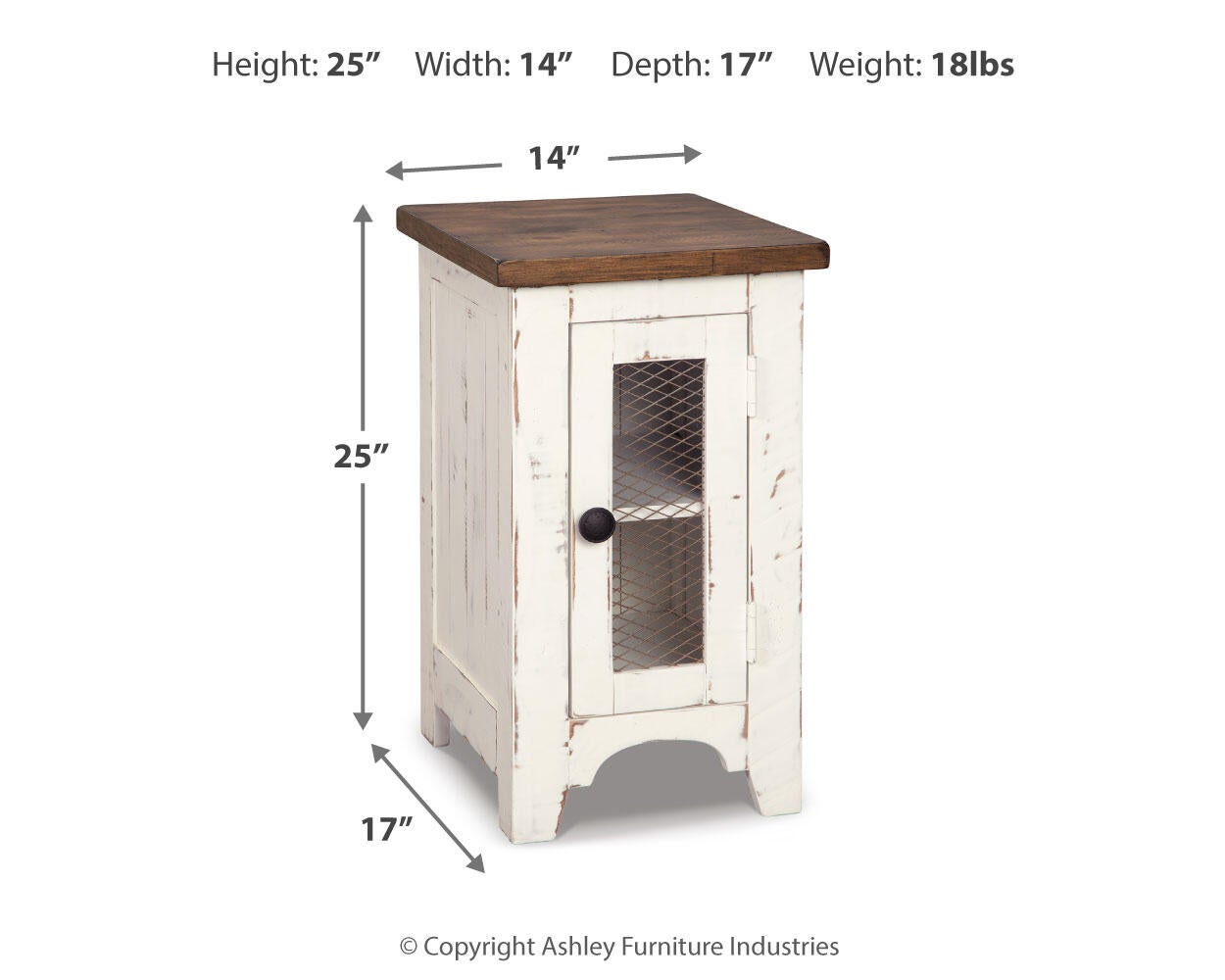 Mesa auxiliar con silla Wystfield