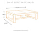 Mesa de cóctel rectangular Watson