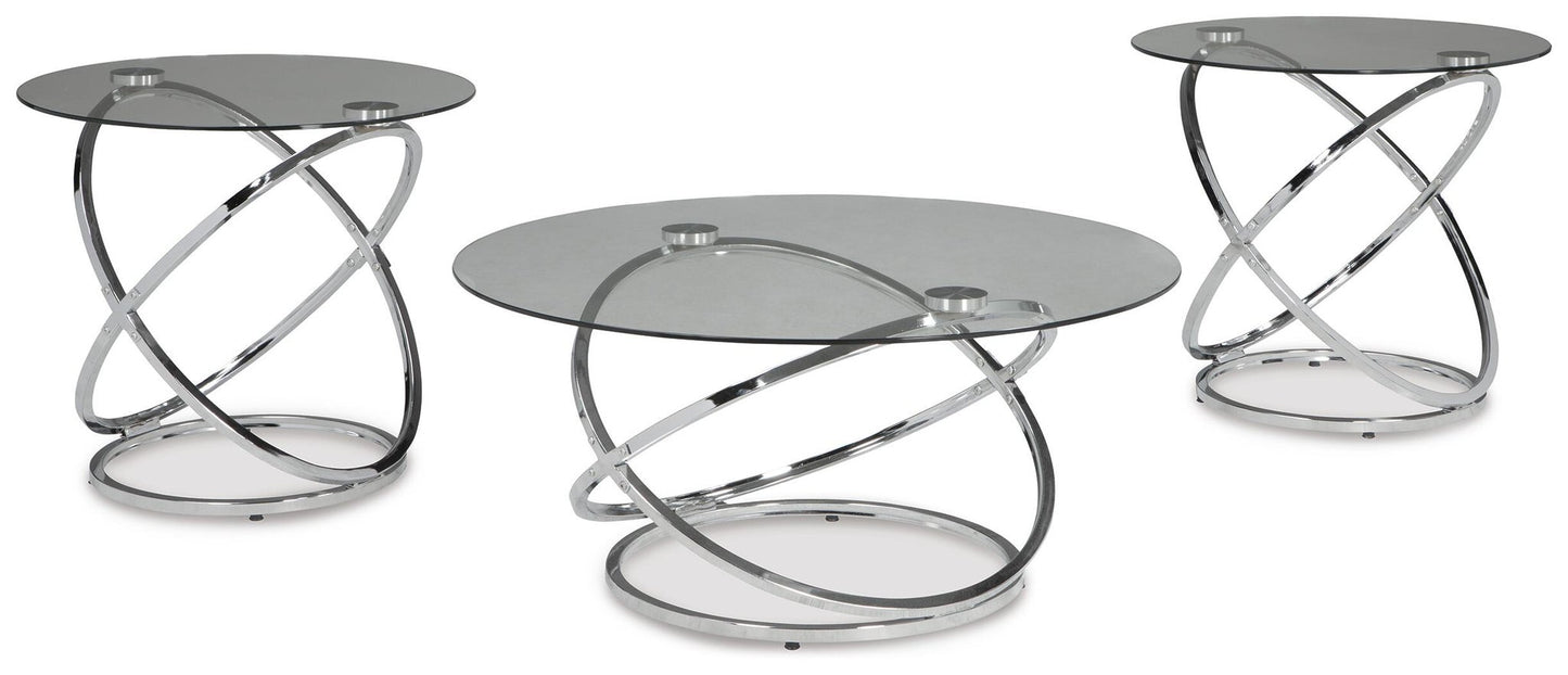 Juego de mesa auxiliar Hollynyx (3 piezas)