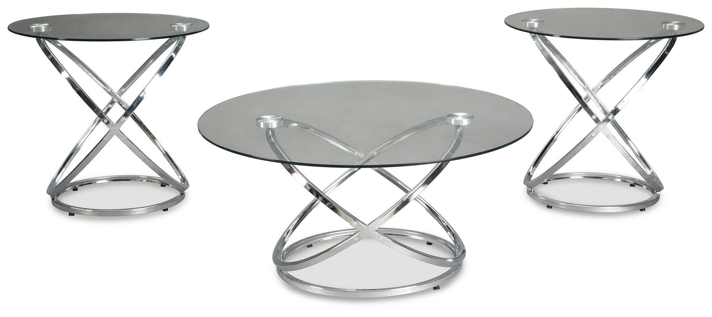 Juego de mesa auxiliar Hollynyx (3 piezas)
