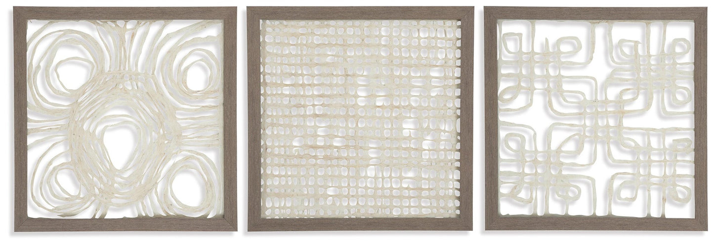 Juego de decoración de pared Odella (3 piezas)