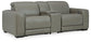 Loveseat seccional reclinable eléctrico de 3 piezas Correze