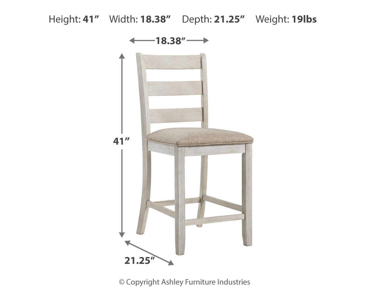 Taburete de bar tapizado Skempton (2 unidades)