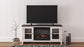 Mueble de TV Dorrinson de 60" con chimenea eléctrica