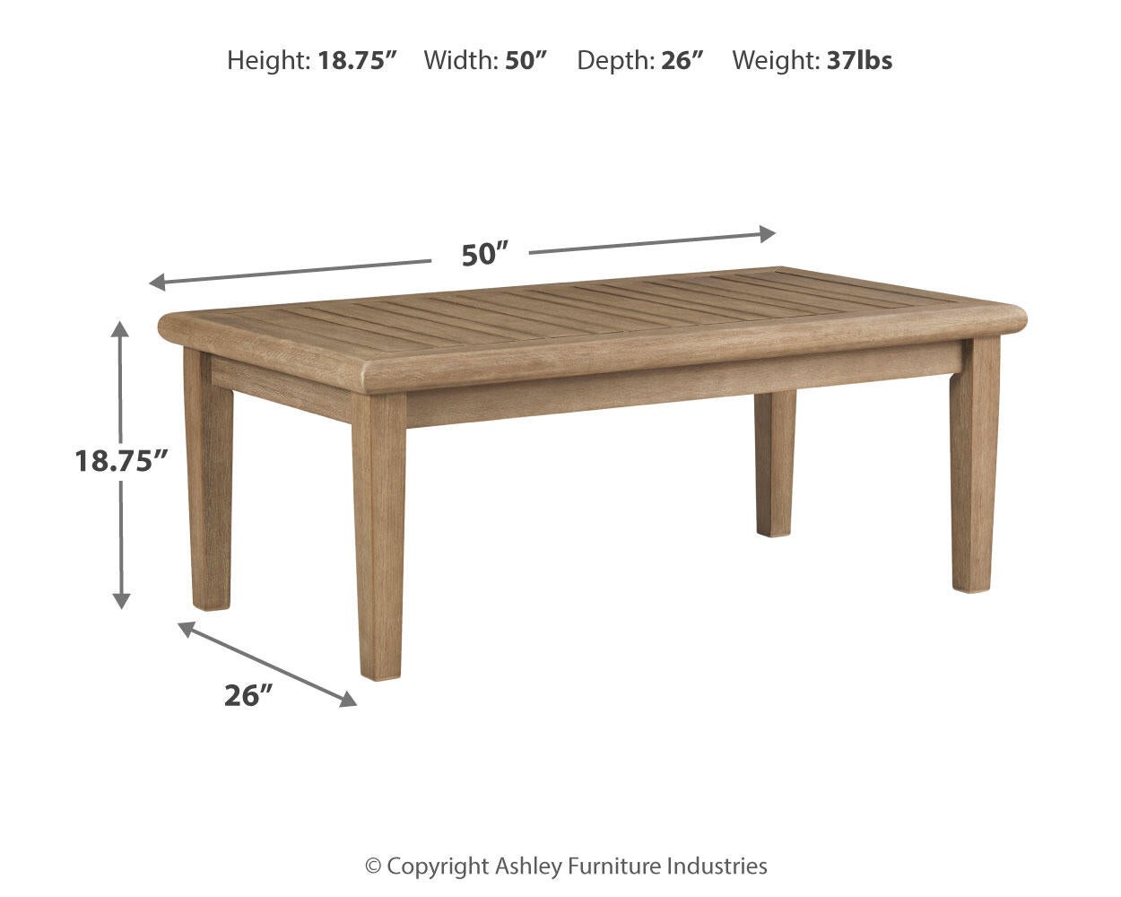 Mesa de cóctel rectangular Gerianne