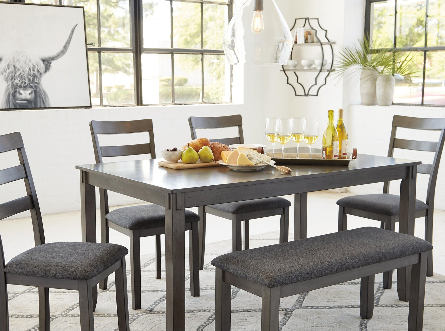 Juego de mesa RECT DRM de Bridson (6 piezas)
