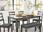 Juego de mesa RECT DRM de Bridson (6 piezas)