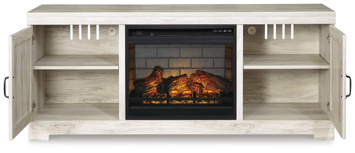 Mueble de TV Bellaby de 63" con chimenea eléctrica