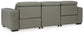 Sofá seccional reclinable eléctrico de 3 piezas Correze