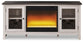 Mueble de TV Dorrinson de 60" con chimenea eléctrica