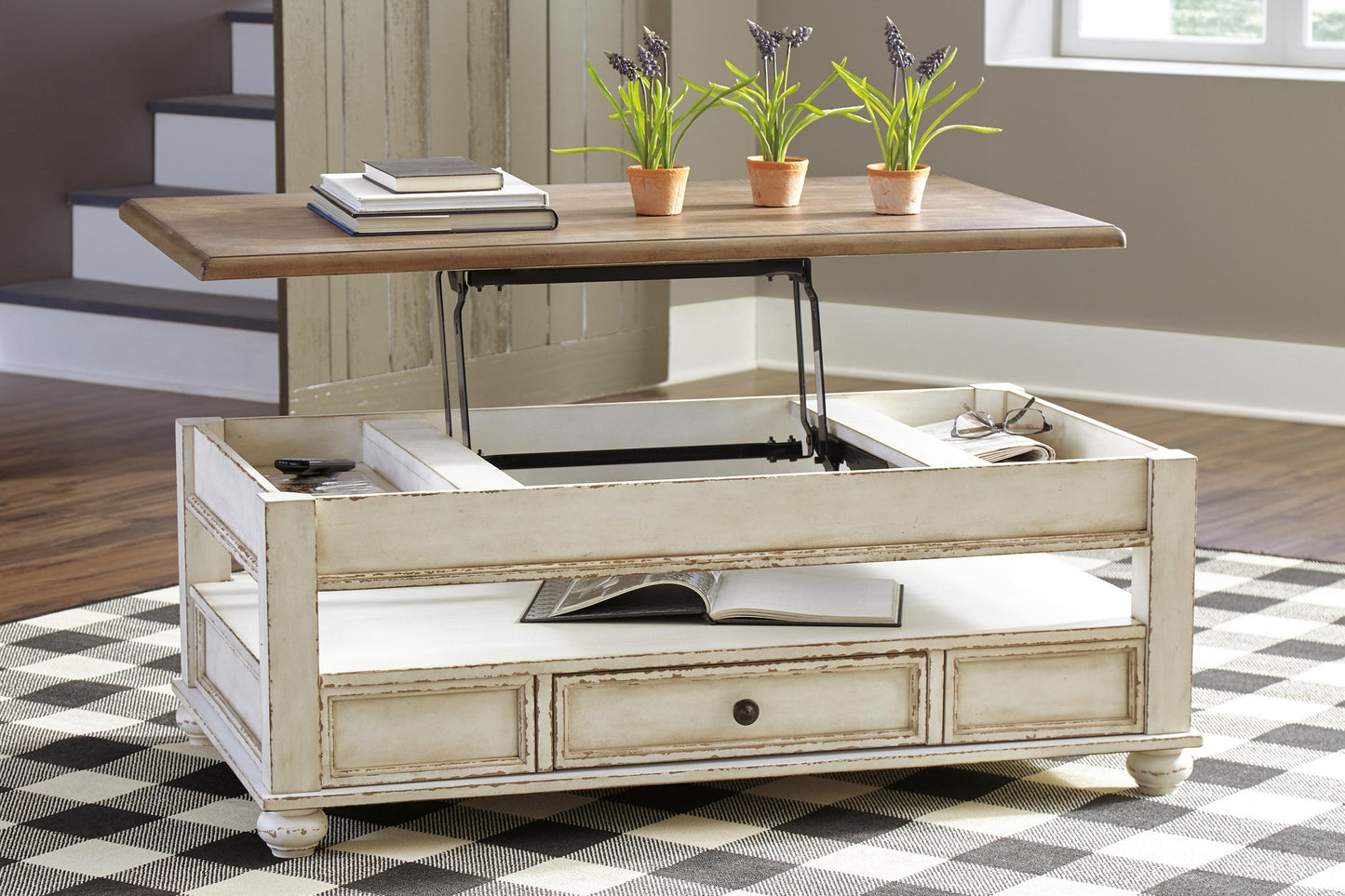 Mesa de cóctel elevable Realyn
