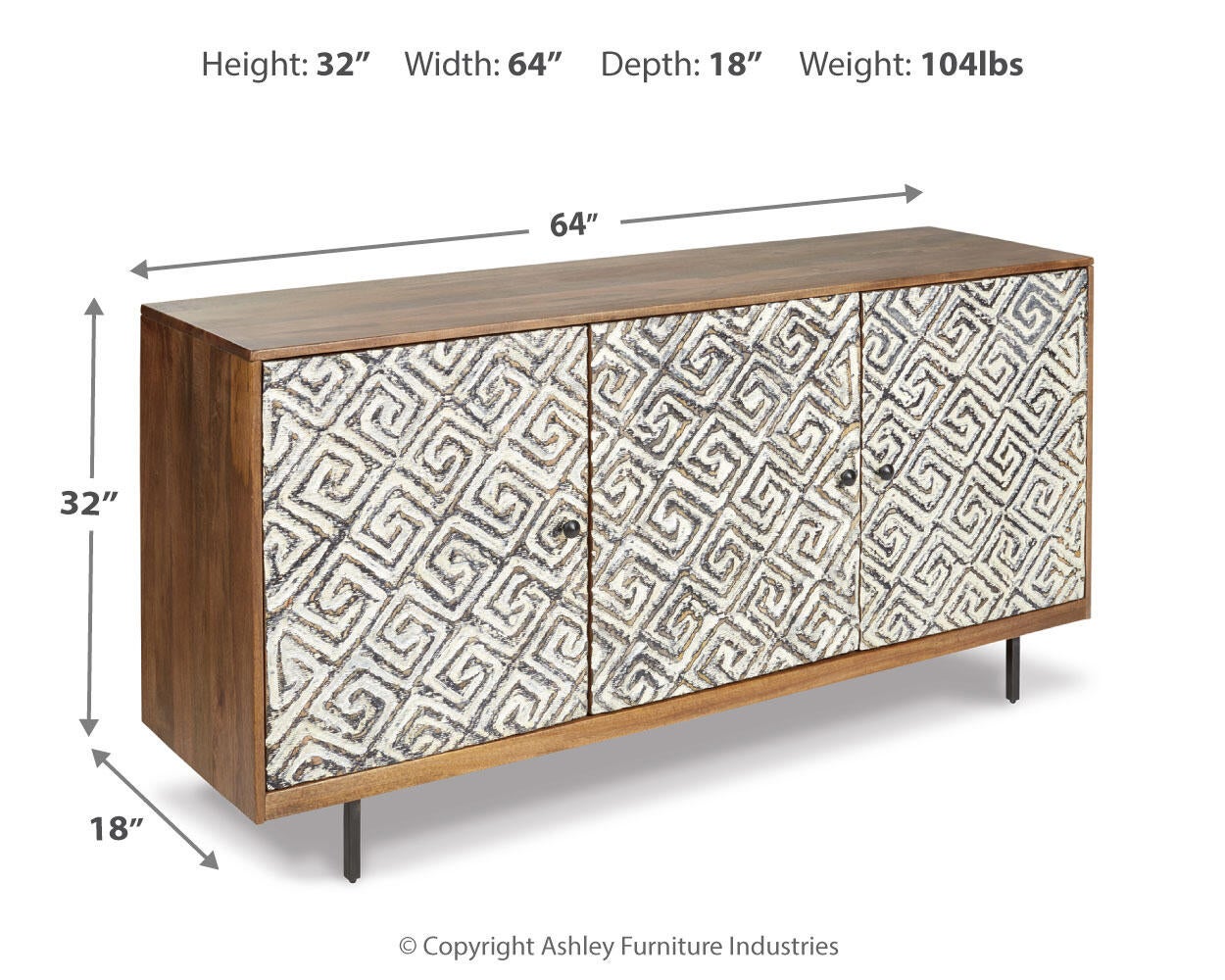 Gabinete con acento Kerrings